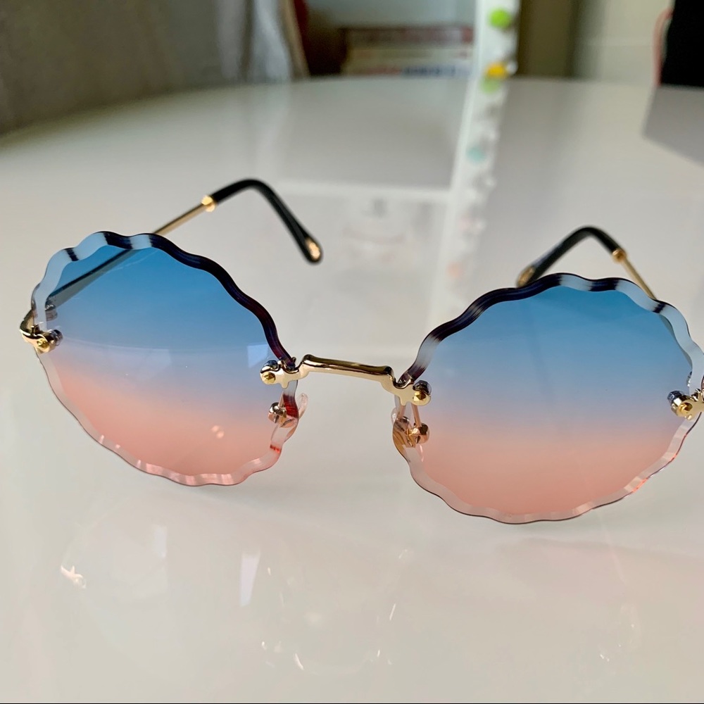 Round sunglasses  🌈 - Picture 4 of 5